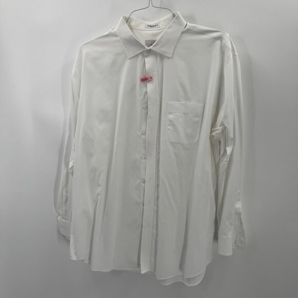 Cooper & Stewart 3 Dress Shirt Lot 100% Non-Iron Cotton Mens White Size 18 - Picture 1 of 12